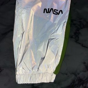 NASA Windbreaker Sweatpants (Reflective Material)